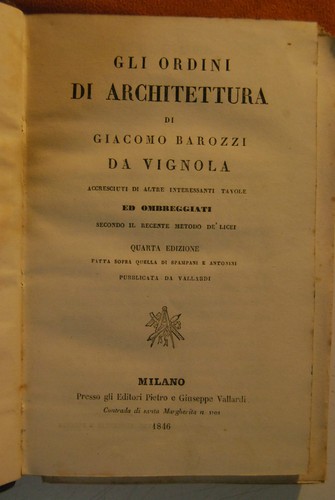 Libro antico legatura barozzi - libro,