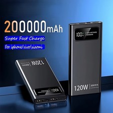 Power Bank 200000mAh 120W