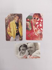 SCHEDE TELEFONICHE LES COPAINS 193-194-233 Serie Completa Usate SIP Anni 90