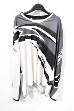 Completo Motocross Uomo Axo Tg Xxxl / 56 Bianco Nero Grigio ( Difetto Macchie )