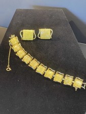 Set orecchini bracciale e clip