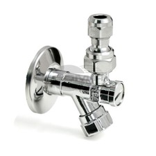 RUBINETTO FILTRO SOTTOLAVABO A VITONE SNODO 1/2 3/8 X 10 BAGNO CUCINA LUXOR ITA