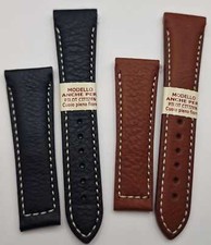 CINTURINO CUOIO Pieno Fiore mm23/18 PER CITIZEN PILOT ECO-DRIVE RADIO CONTROLLED