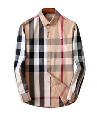 Burberry London Camicia Uomo in Cotone Pattern a Quadri Prezzo Affare