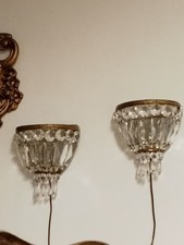 Coppia applique da parete antiche