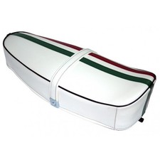 SELLA BIANCA CON TRICOLORE