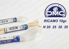 COTONE RICAMO DMC N° 20 25 30 35 BIANCO ECRÙ 10gr. MATASSA 123A BRODER SPECIAL