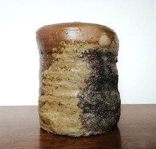 UWE LÖLLMANN MIZUSASHI 1992 CONTENITORE ACQUA CERIMONIA TÈ STUDIO CERAMICA ANAGAMA