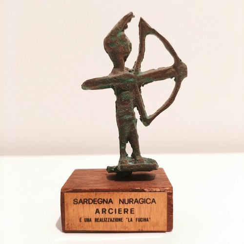 Bronzetto sardo nuragico - bronzetto,