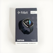 Smartwatch Fitbit Sense - Cassa in acciaio inox grafite e cinturino in carbonio - SIGILLATO!