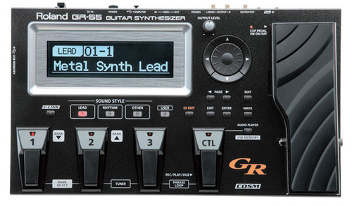 Roland 55s pedale - roland, gr-55s-bk