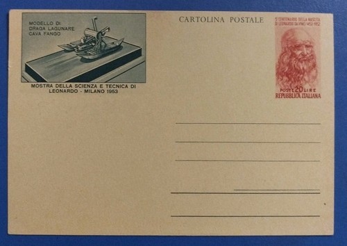 1952 intero postale - , leonardo