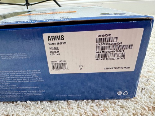 Arris surfboard docsis 1 - arris,
