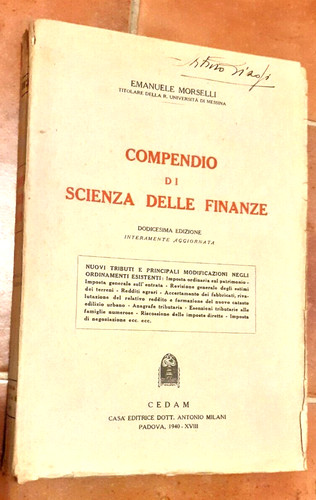 Compendio scienza delle - di,