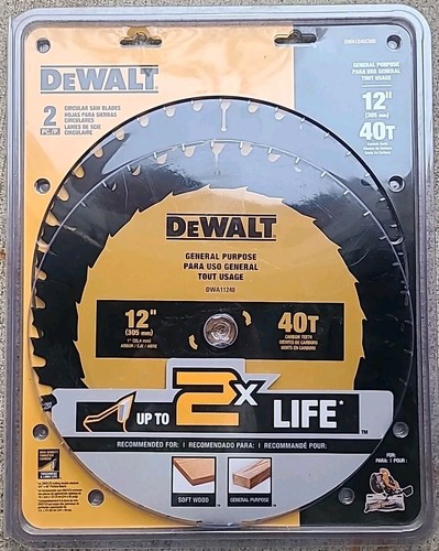 Dewalt dwa1240cmb 40t - 12-in,