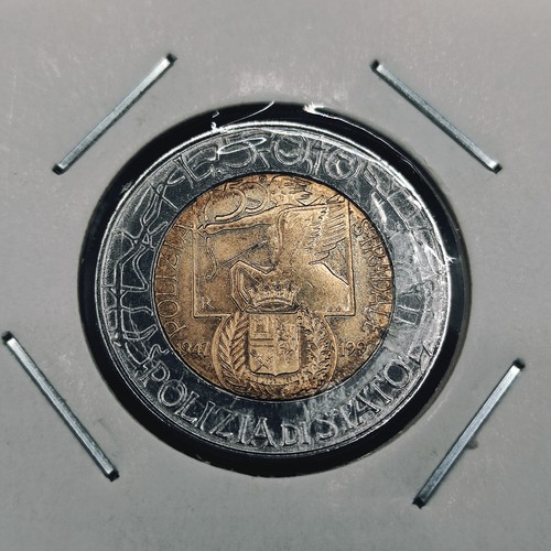 311 moneta 500 lire polizia - n,