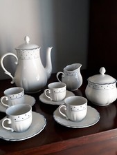 Servizio caffè antico Richard Ginori Doccia Anni 30 Art Nouveau porcellana 