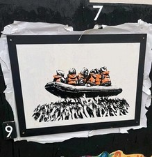 Banksy Glastonbury barca