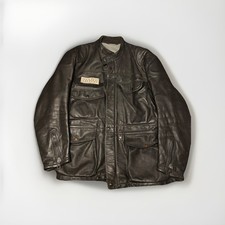 Giacca pelle vintage BMW