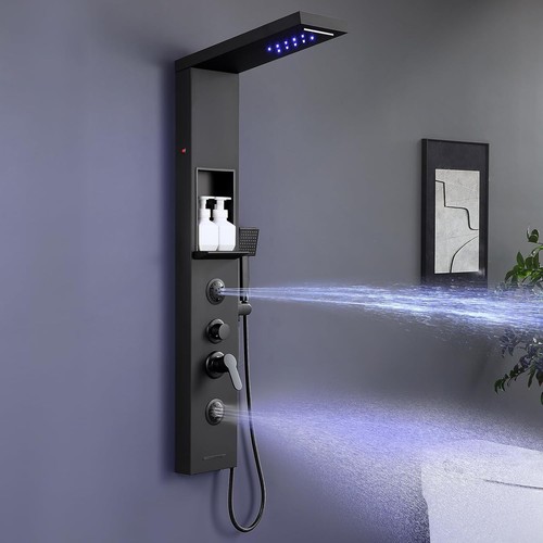 Pannello doccia led - doccia, con