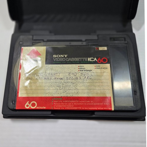 Nastro vintage sony 4 - nastro, 3/4