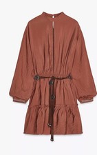 Mini abito Zara marrone chiaro