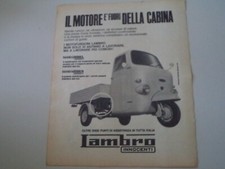 advertising Pubblicità 1968 INNOCENTI LAMBRO 550 N