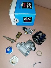 MOTORE 3,5CC MODEL ENGINE OS MAX 21 RZ-B MODELLISMO RC 1:8 USATO 13841U
