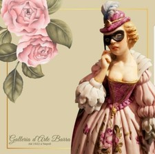 Porcellana di Capodimonte, Maschera Carnevale, Flaminia super realistica 