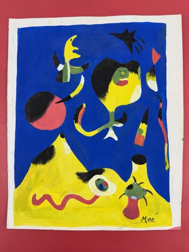 Joan miro disegno carta - joan,
