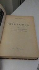 OPUSCULA. SCRITTI DI CARATTERE GENERALE, CANTONIANI, SCIPIONI. FRACCARO PLINIO