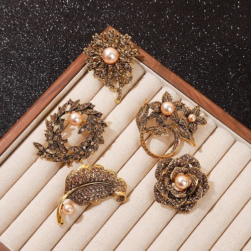 Elegante spilla vintage - , in