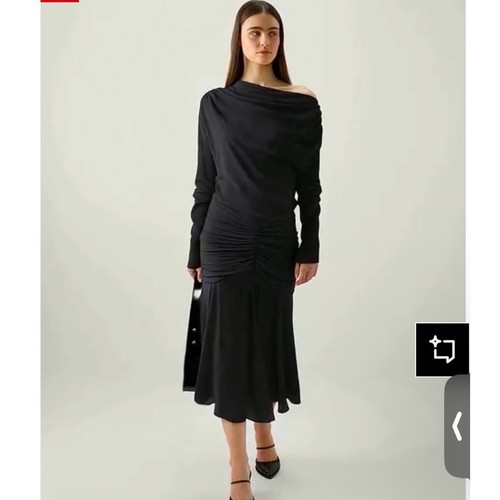 Abito midi pinko nero - abito,