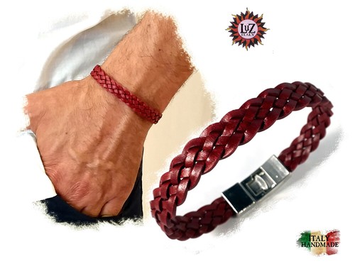 Bracciale uomo cuoio - in,