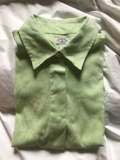 Camicetta Top Donna Armani Jeans Verde chiaro taglia 42 senza maniche 