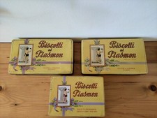 SCATOLE in LATTA BISCOTTI AL PLASMON ANNI 50/60 e 2000 vintage