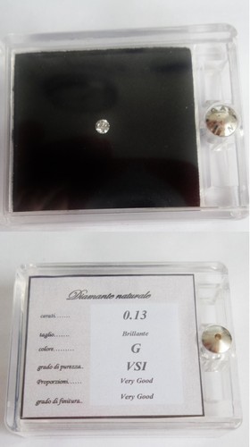 Diamante naturale certificato - naturale,