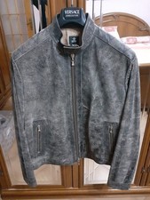 Gianni Versace Jeans Couture - Giubbino in Pelle Uomo Nuovo XL