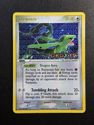 Rayquaza 107 deoxys - 22/107, ex
