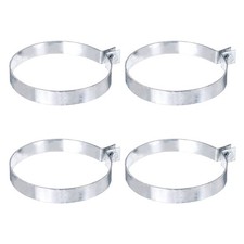 4Pcs Galvanized Chain Fence