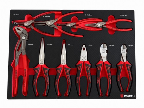 Würth zebra set - set, con