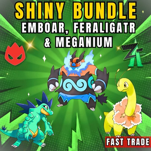 Shiny emboar feraligatr - emboar,,