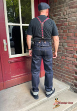 Jeans Miner57 - anni '50 retrò rockabilly - pantaloni denim giapponesi 14,5 once Selvedge, nuovi, saldi