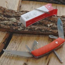 Swiza D06 Rosso Coltellino Multiuso Campeggio Caccia  Escursione Kni.0060.1000