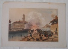 Bossoli, Carlo - Buffalora – Due litografie a colori originali