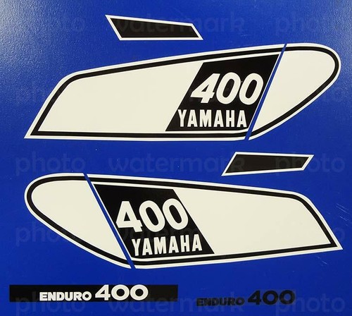 1975 yamaha dt400 8pc tank - yamaha,