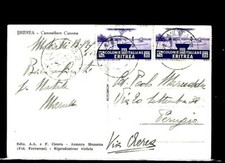 1935 ERITREA 35C PICTORIAL X2