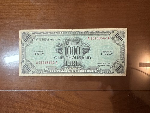 Allied military currency 1000 - allied,