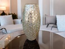 Vaso Specchio Grigio Mosaico