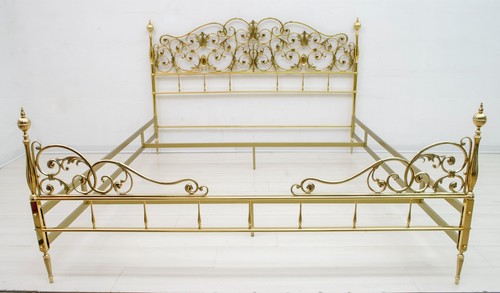 Letto doppio ottone in - letto,
